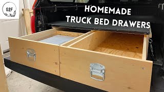 How to Build Truck Bed Drawer System  DIY  CAMPING  HOMEMADE [upl. by Valentia817]