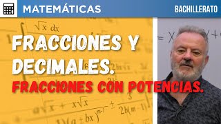 1️⃣0️⃣ FRACCIONES Y DECIMALES FRACCIONES Y POTENCIAS [upl. by Rana]