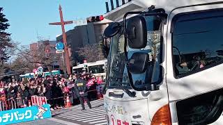 ニューイヤー駅伝2024ゴールぐんま県庁〜トヨタ自動車 [upl. by Seaddon]