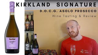 Kirkland Signature Prosecco Wine Review Costco Wine  Cheap Fizz for the Festive Season [upl. by Ahsiri]