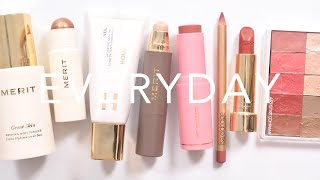 Everyday Makeup Routine  New MERIT Early Access and Current Glowy Favourites  AD [upl. by Salokkin]