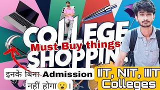 Before going College Carry these 10 Things MpdteCollege Shopping IIT NITmbbsiitjee collegelife [upl. by Steinway]