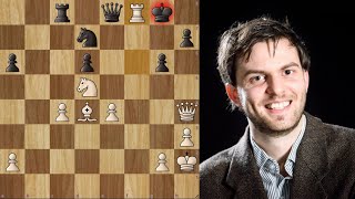 Poison Pawn  Nils Grandelius vs MVL  TATA Steel Chess  2021 [upl. by Hilaire4]