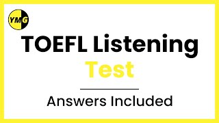 New TOEFL Listening Test with Answers [upl. by Nevaed406]