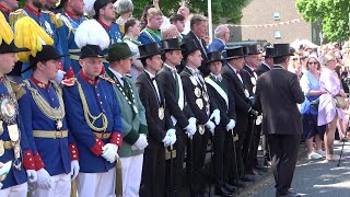 Frühkirmes in Bettrath 2024  Parade der Junggesellen  Bruderschaft [upl. by Colwell]