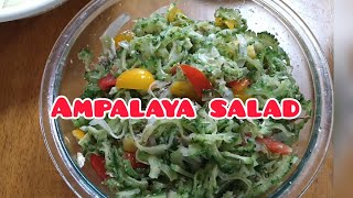 AMPALAYA SALAD EASY RECIPE [upl. by Eob]