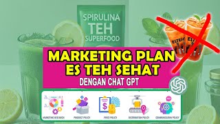 MARKETING PLAN USAHA ES TEH JUMBO VIRAL DENGAN AI CHAT GPT  RISET PASAR DAN MENGGALI IDE [upl. by Yssirhc]