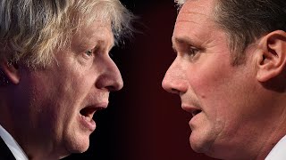 Watch again Boris Johnson faces Keir Starmer at PMQs in the House of Commons [upl. by Bidle]