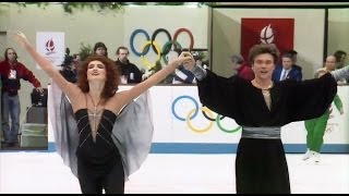 HD Marina Klimova and Sergei Ponomarenko  1992 Albertville Olympic  Free Dance [upl. by Altis]