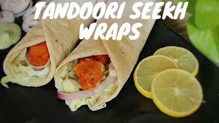 Tandoori Seekh Wraps By Nazia Farhan  Wraps Recipe  Tandoori Wrap  Seekh kebab Wrap [upl. by Kellyann]