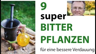 9 super BITTERPFLANZEN für eine bessere Verdauung und mehr [upl. by Ididn]