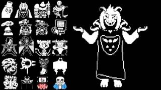 Все песни боссов в Undertale  All songs of the bosses in Undertale [upl. by Annora]