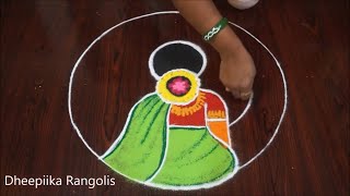 very easy new year rangoli collections 2024  Sankranthi muggulu Pongal nd Maragazhi kolams [upl. by Abott]