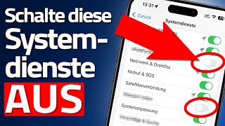 Schalte diese iPhone Systemdienste JETZT aus [upl. by Nelo655]