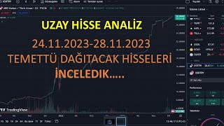 24112023 28112023 TEMETTÜ DAĞITACAK HİSSELER 22112023 [upl. by Narah]