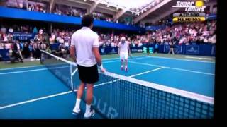 Roddick vs Raonic winning shot  Memphis Final 2011 [upl. by Nilya]