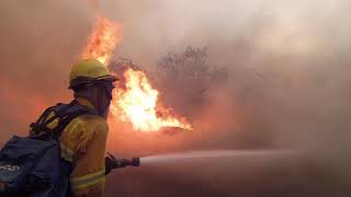 Lakeport Fire District  Mendocino Complex River Fire 2018 [upl. by Berrie401]