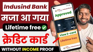 indusind bank credit card apply online  indusind credit card apply online  credit card kaise bana [upl. by Pulchi714]