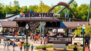 Full Guide to Hershey Park Pennsylvania 2024 • Hersheys Premier Theme park and Waterpark [upl. by Notyep440]