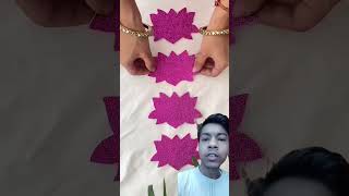 How To Make diwali Lotus crafting in diwali  shorts craft diwali crafting [upl. by Hadria985]