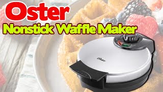 8 inch Nonstick Waffle Maker  Oster Belgian Waffle Maker [upl. by Aitret]