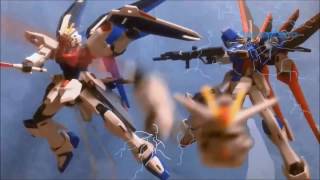 Gundam Seed Destiny Clash of Freedom and Force Impulse stopmotion [upl. by Ultima]