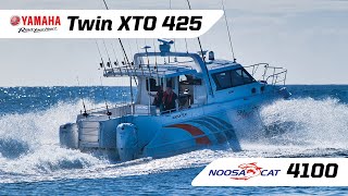 Noosa Cat 4100 Powered By Twin XTO 425hp Yamaha Outboards [upl. by Champaigne]