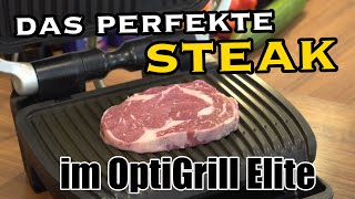 Das perfekte Steak im Tefal OptiGrill [upl. by Kirre]