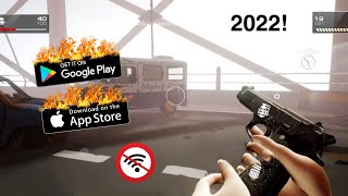 EĞLENCELİ İNTERNETSİZ FPS EN İYİ MOBİL OYUNLAR  2022 EN GÜZEL 10 MOBİL OYUN  Android amp iOS [upl. by Yrehc]