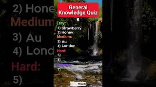 General Knowledge Quiz 63 [upl. by Parrnell]