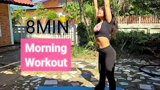 8MIN Morning workoutworkout routine [upl. by Ursala]