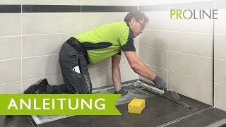 PROLINE PROCHANNEL Linienentwässerung für perfekte bodengleiche Duschen [upl. by Aibos989]