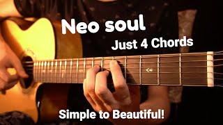 Beautiful Neo soul chord progression in 2 minutes Minilesson [upl. by Lela]