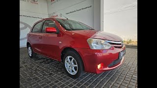 Toyota Etios Hatch Etios HB 15P XS 5MT BIDVEST MCCARTHY TOYOTA WOODMEAD [upl. by Haduhey]