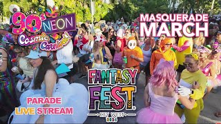 Key West Fantasy Fest MASQUERADE MARCH Locals Parade  LIVE [upl. by Radec]