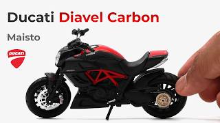 Ducati Diavel Carbon  Incredible 118 Scale Model Showcase [upl. by Lihkin]