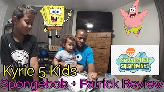 Kyrie 5 Spongebob  Patrick Kids Review 📽 [upl. by Wicks]