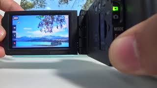 Filmadora sony hdr cx560v [upl. by Drofub]