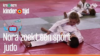 Judo  Nora zoekt een sport Kindertijd KRONCRV [upl. by Idyak]