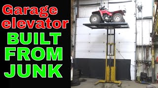 Busted Man Lift Turned into a 2nd Floor Barn elevator [upl. by Julis]