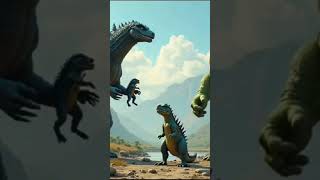 Dino chaostrending animation 3d dinosaur godzilla aistoryyoutubevideosviralvideo [upl. by Sato430]