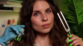 ASMR Ear Exam amp Ear Cleaning  Hearing Test Tuning Fork  Medical Roleplay amp Personal Attention [upl. by Belford]