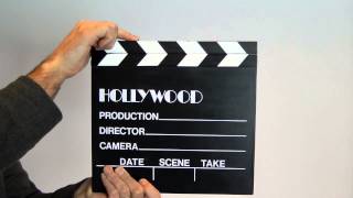 Clapboard Snap  Use to synchronize sound and video [upl. by Nahij]