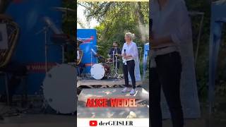 💙 Unsere Kanzlerin bekommt ein Konzert 😅 aliceweidel dergeisler afd [upl. by Idur355]