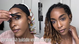 Dior New Diorshow 24h Buildable Volume Mascara Review  Sephora [upl. by Reisman]