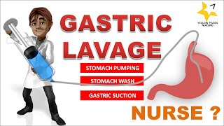 Gastric Lavage Procedure  Stomach Wash  Gastric suction  Stomach Pumping Nursing Procedure [upl. by Zetnauq596]