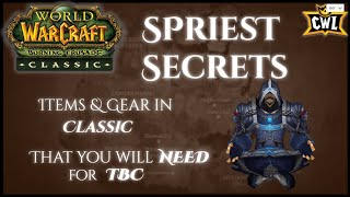 TBC Classic Shadow Priest Gearing Guide  Classic items will use in TBC  Phase 6 BiS vs T4 PreBiS [upl. by Ydroj23]