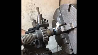 How to rebuild broken input shaft of gearbox with amazing technique [upl. by Ateloj]