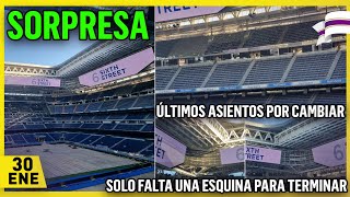 🚨 ÚLTIMAS NOVEDADES⚠️OBRAS del SANTIAGO BERNABÉU 30 Enero 2024 [upl. by Cosma]