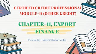 MODULED  CHAPTER11  EXPORT FINANCE  PARTI [upl. by English]